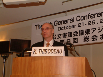 Keynote speech by Dr. Kenneth Tibodeau