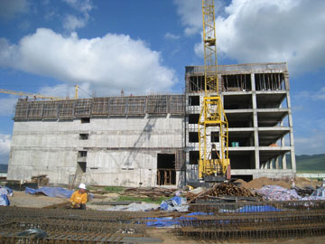 New building of the National Central Archive of Mongolia under construction