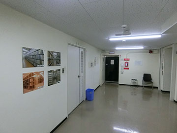 施設見学(地下2階エレベーターホール)