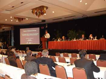 National Archivist of Australia making a presentation at the special session for national archivists.