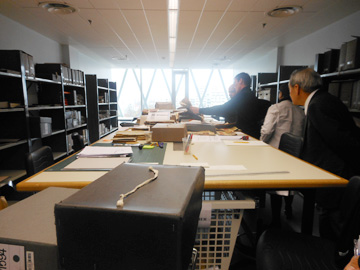 Appraisal section at the National Archives of France in Pierrefitte-sur-Seine