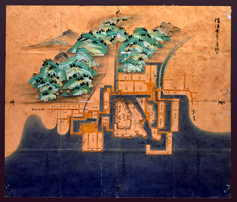 PICTURE : Shoho Shiroezu (The map of Mihara)