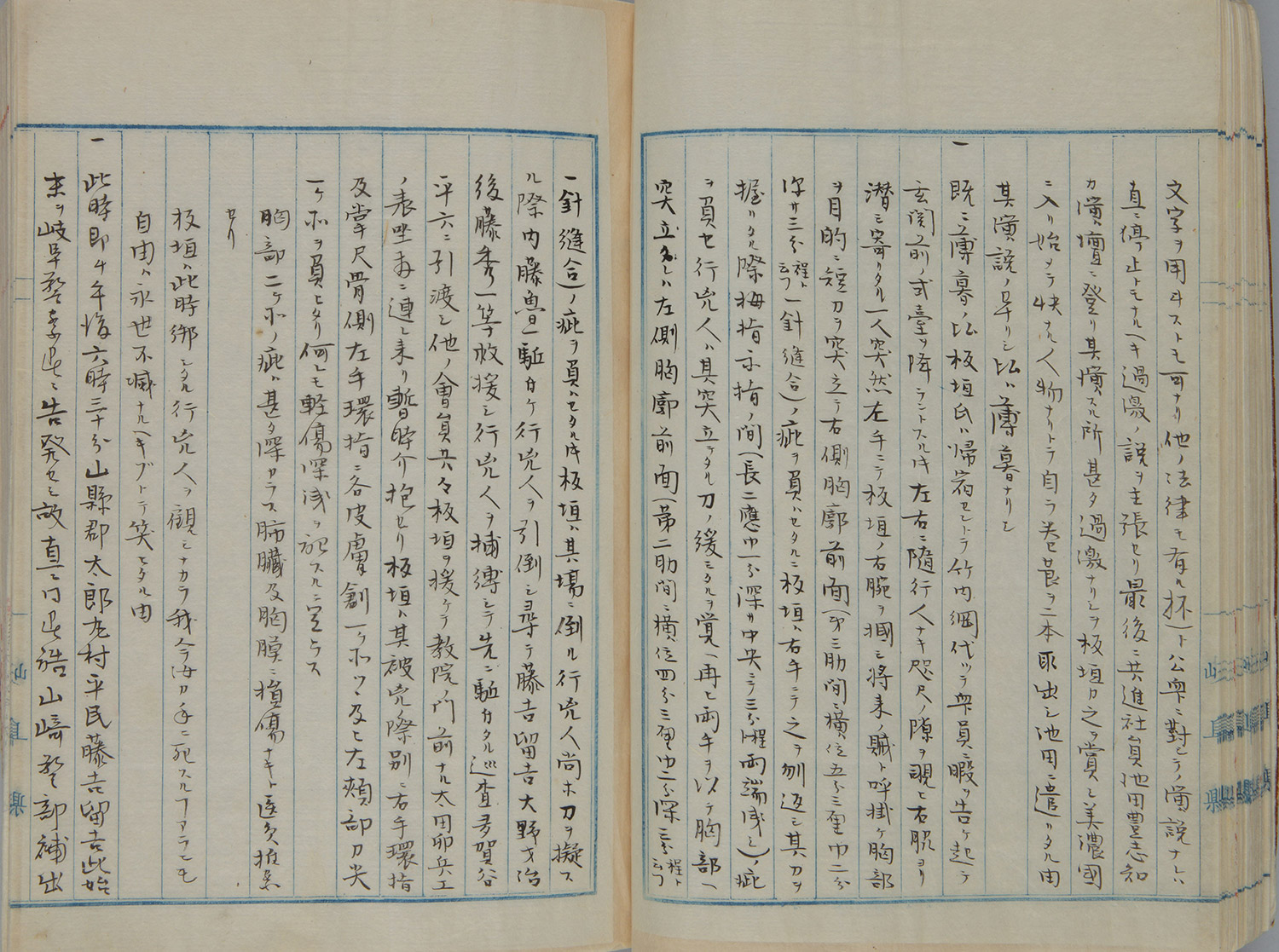 近代国家 日本の登場 - 8.国会開設前夜 板垣退助遭害一件(写真1