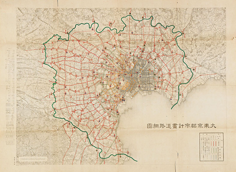 大東京都市計画道路網図